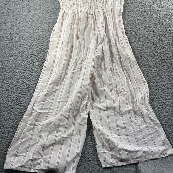 MEADOW RHODES JUMP SUIT WOMENS SMALL WHITE ROMPER ONE PIECE NWT NEW STRIPE *READ - Picture 12 of 14
